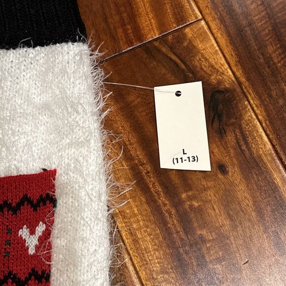 Women’s Christmas Outfit XL Tank Top and L Skirt Set Soft Fuzzy No Boundaries - Picture 4 of 16